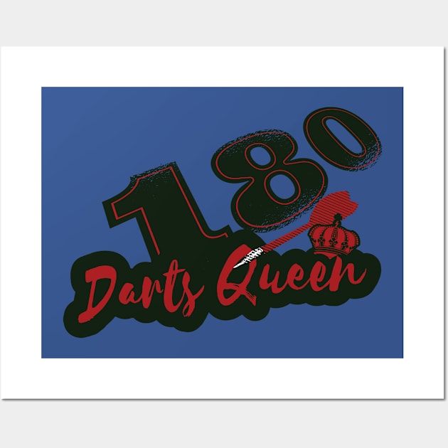 Darts Darts Funny Dart Player Gift Wall Art by RRDESIGN